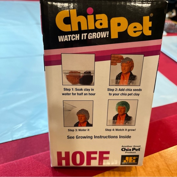 CHIA PET David Hasselhoff “The Hoff” Pottery Planter - Knight Rider New In Box!! - Picture 6 of 10